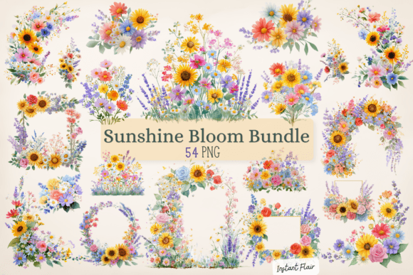 Download Sunshine Bloom Floral Bundle - Bloom Collection